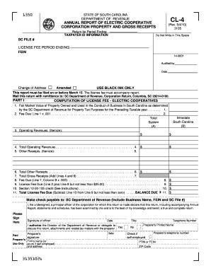 South Carolina Electric Cooperative Annual Report - Fill Out, Sign ...