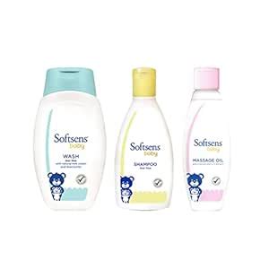 Amazon.in: Buy Softsens Baby Bathtime Tear-Free Bundle With Calming ...