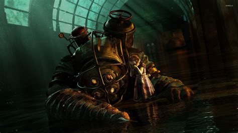 Big Daddy and Little Sister - BioShock wallpaper - Game wallpapers - #27047