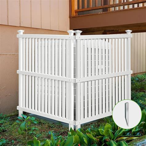 Air Conditioner Fence Panels, Privacy Fence for Outside Privacy Screens ...