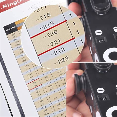 Snapklik.com : O-Ring Gauge Make Work Smart, Telescoping O Ring Sizing Plastic Gauge, Slide ...