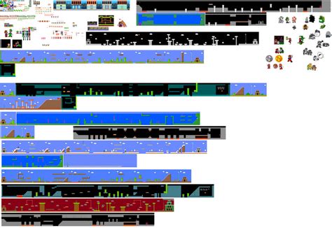 Super Mario Bros. Super Game Sprite Sheet by originalThomasfan89 on ...