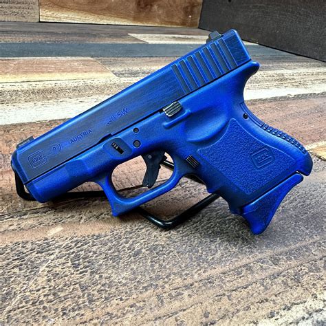 Glock 27 Law enforcement trade-in Cerekote Distressed NRA Blue (USED ...