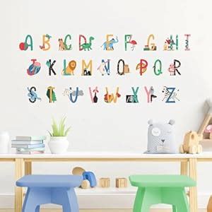 Nursery Wall Sticker, Baby Kids Learning Education, Pre School and ...