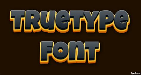 Image result for Creating TrueType Font
