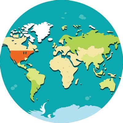 World Map Round 的图像结果