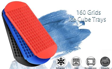 Buy Istara Silicone Mini Ice Cube Trays, Ice Cube Molds Easy Release ...