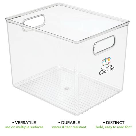 Buy mDesign Home Organization Labels - Preprinted Label Stickers for ...