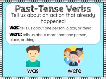 Past-Tense Verbs: was and were (FREEBIE)- Google Slides | TPT