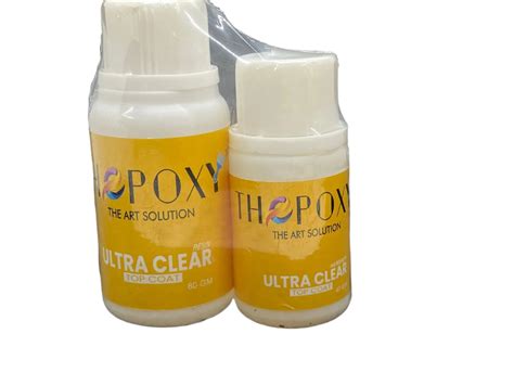 Thepoxy Top Coat Resin/Hardener Set 120 GM- resin mini pack ...