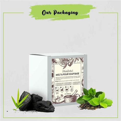 Buy Charcoal Green Tea Soap Base Online at Best Price In India – VedaOils