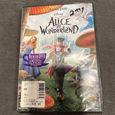 Alice In Wonderland 2010 Dvd Cover
