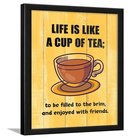 Chaka Chaundh – Tea Quotes Frames - Tea Quotes Wall Frames - Kitchen ...