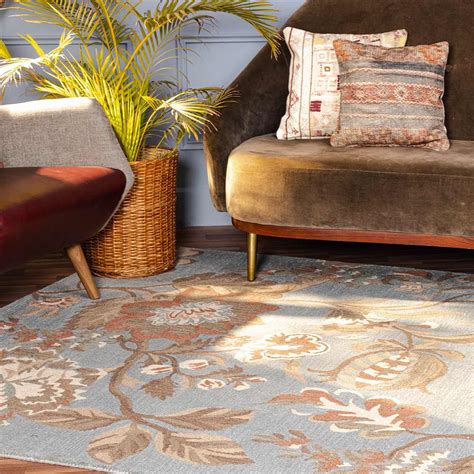 Buy Floral Carpets Rugs Online at Best Prices – Obeetee Carpets India