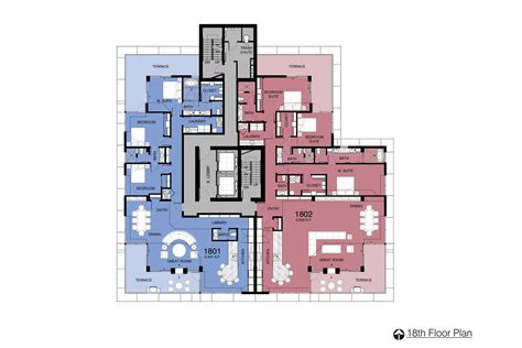 Penthouse Floor Plans — The Thomas George
