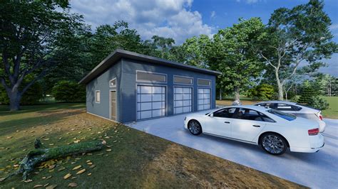 Detached 3 Car Garage Designs Ideas
