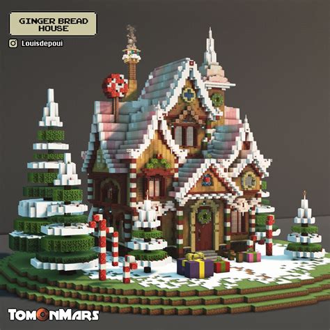 Image result for Gingerbread House Tutorial Minecraft