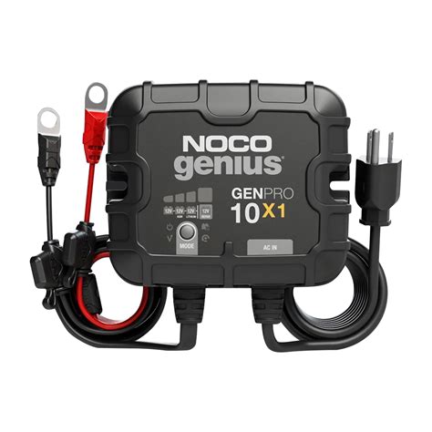 Noco Genius Onboard Battery Charger/Maintainer/Desulfator, 1 Bank, 10 ...