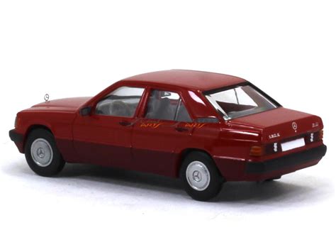 1988 Mercedes-Benz 190E W201 red 1:87 Brekina HO Scale Model car ...