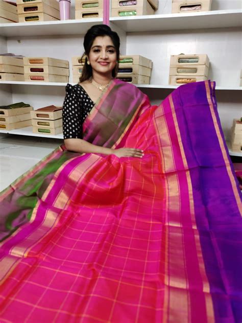 100% Silk mark certified kanjivaram pattu Saree – Arya Collections