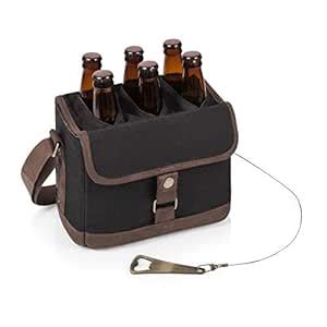 Buy Picnic Time '6-Bottle Beer Caddy with Integrated Bottle Opener ...