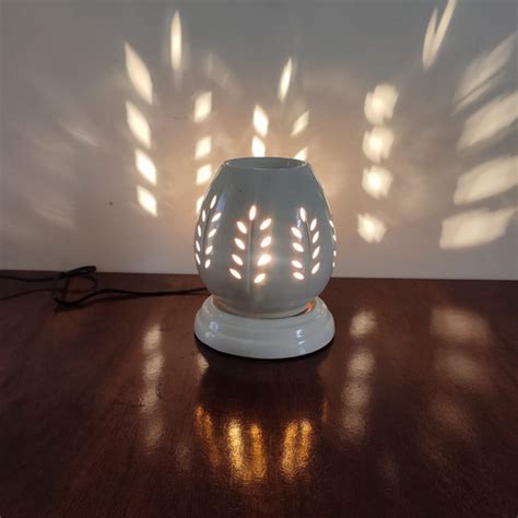 Handcrafted Ceramic Coconut Shape Electric Aroma Diffuser, Aroma Oil B ...