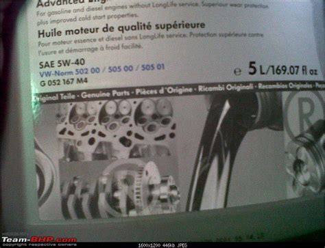 Skoda / VW Group Engine Oils - Page 7 - Team-BHP