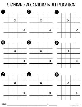 Image result for Standard Algorithm Multiplication Example 24X3