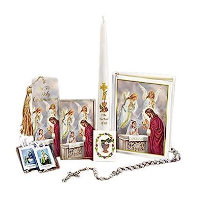 Buy Blessed Sacrament Deluxe First Communion Gift Set for Girls with ...