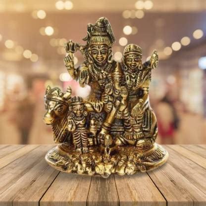 Lootnixx PsProducts Shiva Parvati Ganesh Idol Shiv Parivar Murti Statue ...