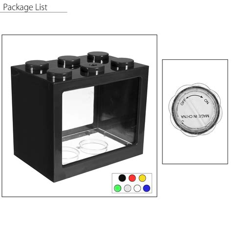 LED Light Desktop Mini Fish Tank 的图像结果