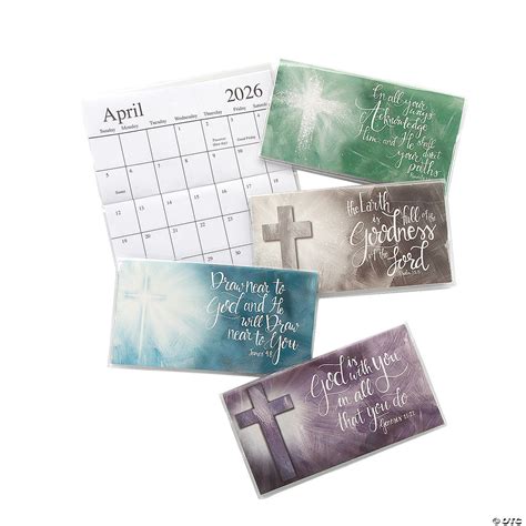 6 1/2" x 3 1/2" 2025 - 2026 Expressions of Faith Paper Pocket Calendars ...
