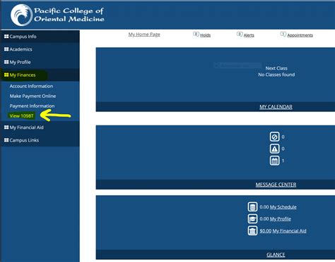 How to View your 1098-T Tax Documentation – Pacific College of Health ...