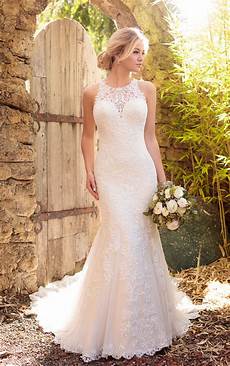 Halter Wedding Dresses by Satin Wedding Dress With Halter Neckline Essense Of Halter Wedding Dresses