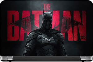 OggyBaba Batman DC Premium Quality Vinyl Laptop Skin Vinyl Reusable ...