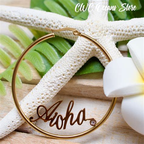 Aloha hoop pierce | CWC Oceans Store
