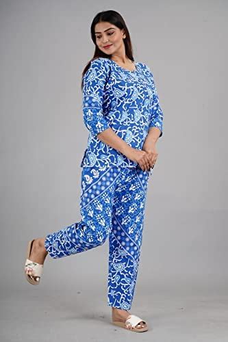 Buy Gayatri Fashion Women's Combo Soft Relaxed Long Palazzo Pant & Top ...