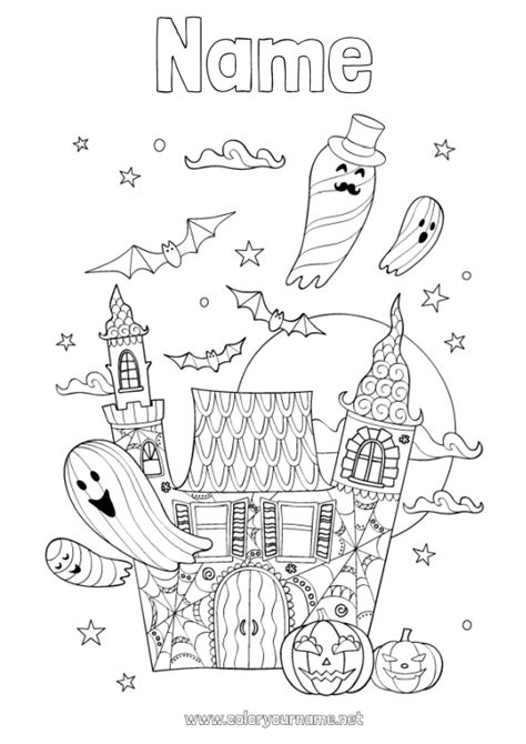 Haunted Castle Coloring Pages [2025]