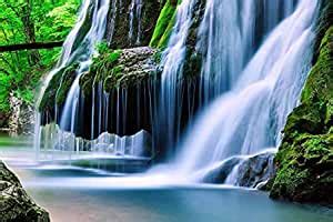 British Terminal™ Beautiful Nature Waterfall vastu Painting Poster ...