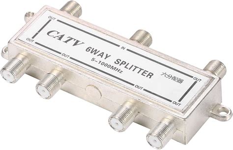 Hilitand Digital Coax Cable Splitter - 6 Way, Bidirectional, India | Ubuy