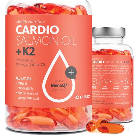 Mua High Strength Omega 3 Fish Oil with Vitamin K2-1000mg, Norwegian Salmon Oil, EPA & DHA ...