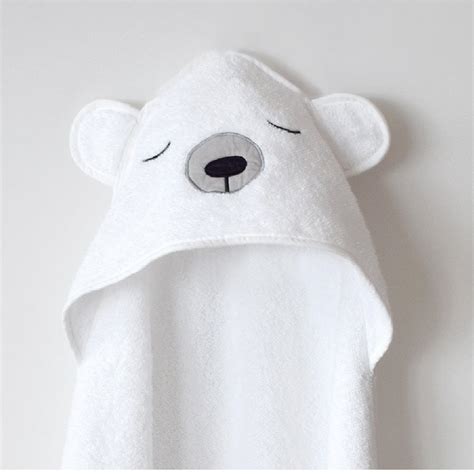 Masilo Organic Cotton Hooded Towel - Polar White – Buy Now at My Baby ...