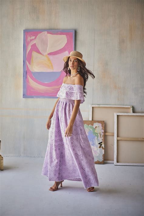 Alessia off-shoulder Dress – Sage By Mala