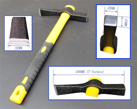FITOOL Forged Masons Hammer, 25oz Bricklayer's Solid India | Ubuy