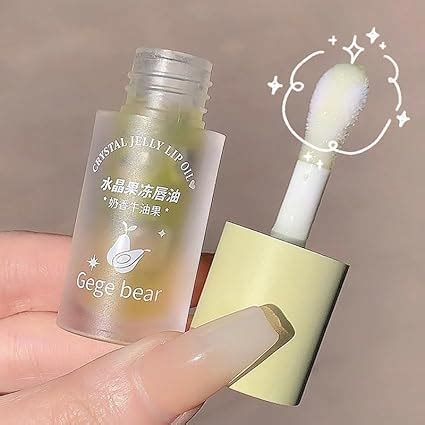Buy Gege Bear Crystal Jelly Lip Oil : Fruity Lip Gloss for Luscious ...