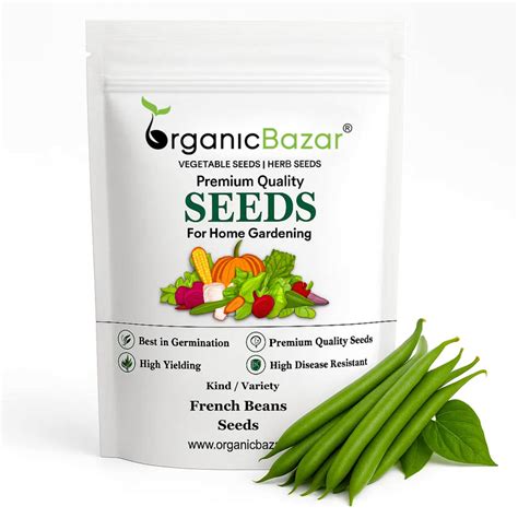Buy Best Quality French Beans Seeds online - Organicbazar