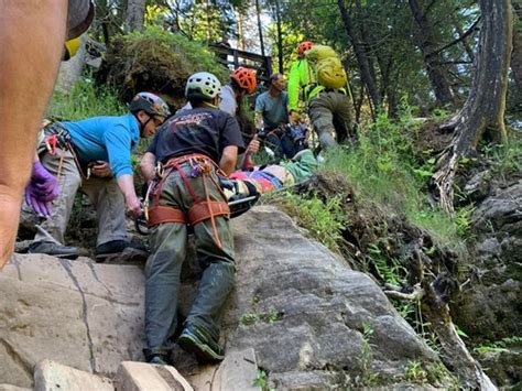 Ropes crew rescues Pictured Rocks visitor stranded at Miners Falls ...