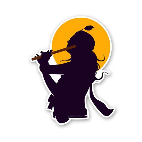 Buy Krishna Ji Sticker Online | Premium Waterproof Vinyl | STICK IT UP