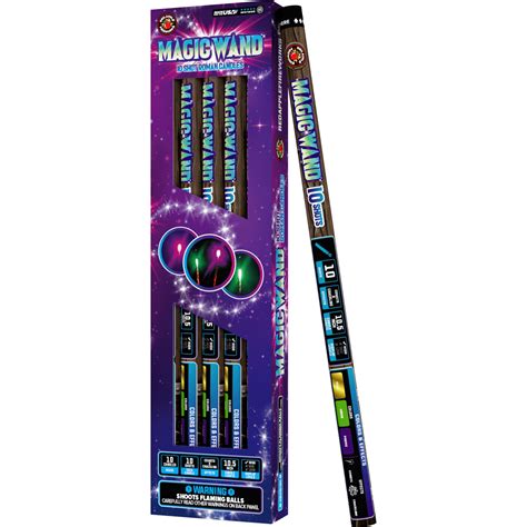 Buy Magic Wand™ 10 Shot Roman Candle Fireworks Online – Red Apple ...