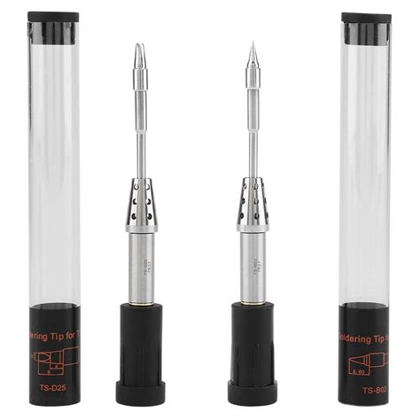 Soldering Iron Tips, Replacement Welding Tips, 3.9in Pluggable Plug and ...